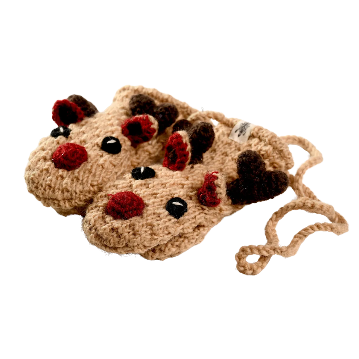 Crochet Reindeer Mittens