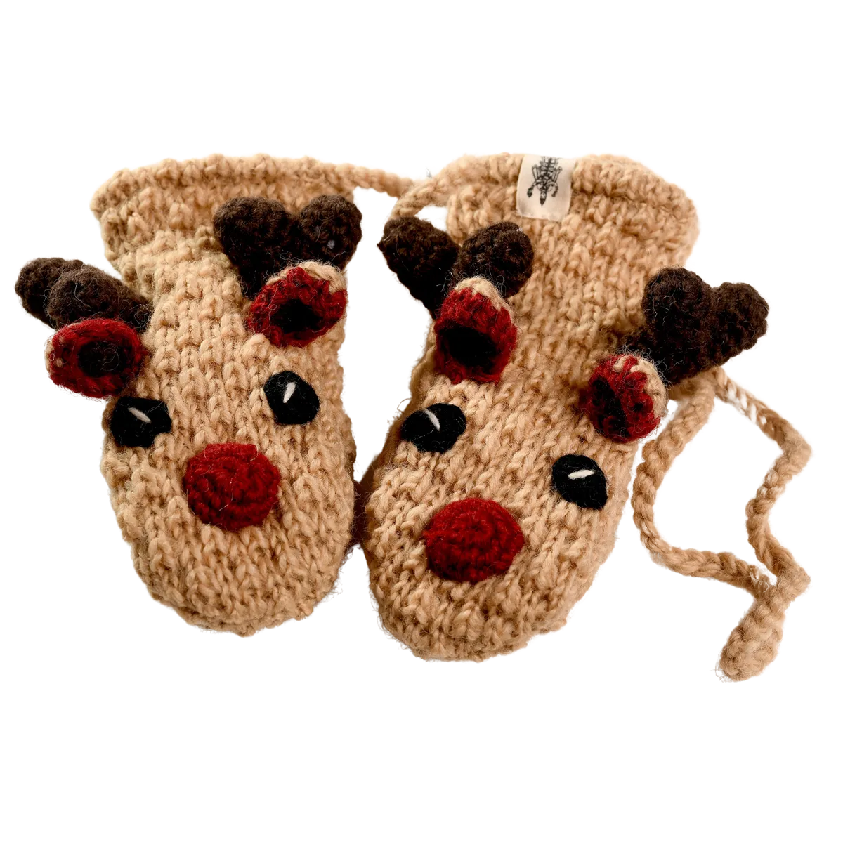 Crochet Reindeer Mittens