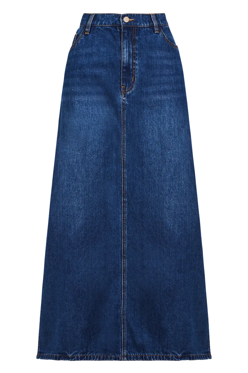 Dalton Denim Skirt, Indigo