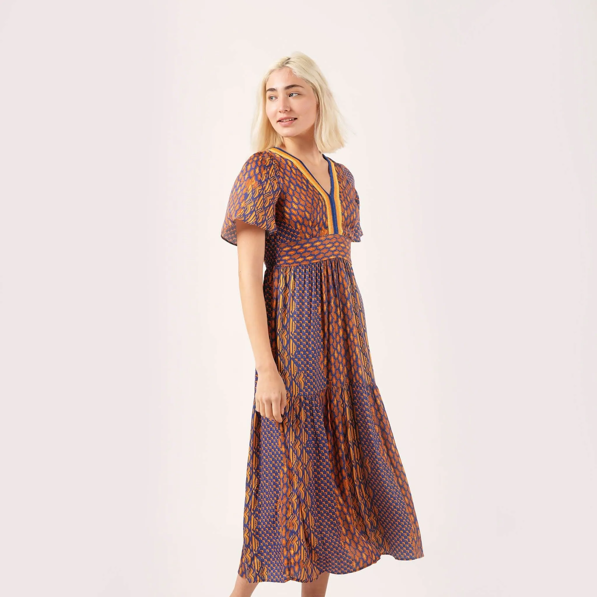 Daphne Aztec Dress