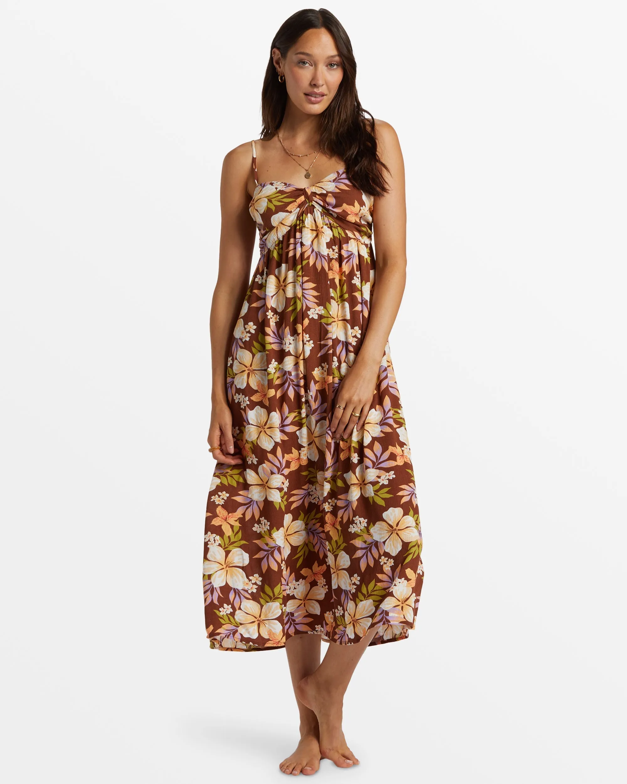 Daybreak Midi Midi Dress - Toasted Coconut