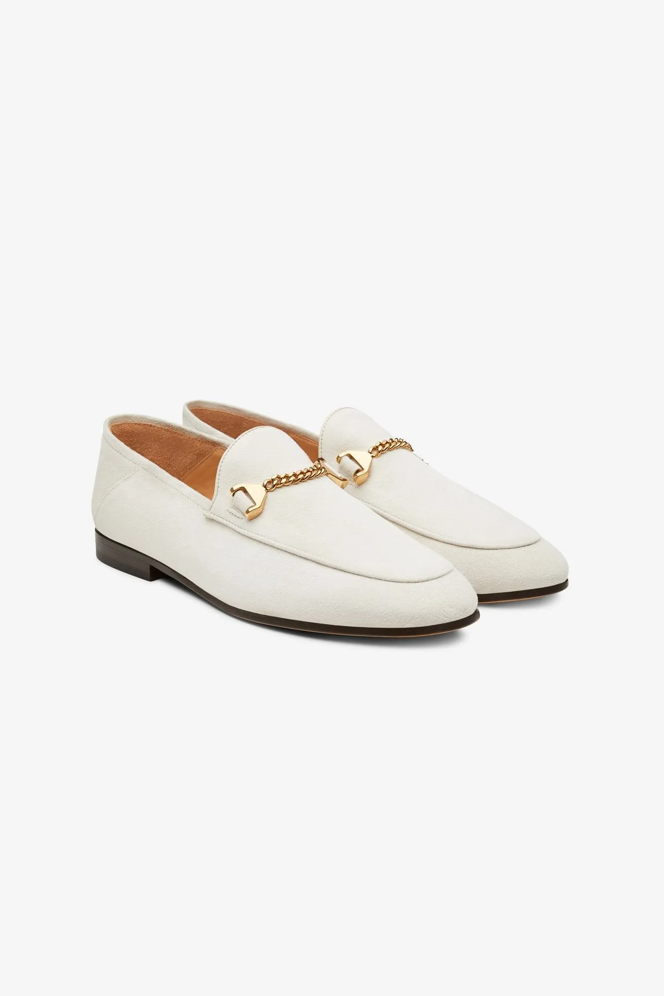 Debbie Loafer Offwhite Kid Suede [Woman]