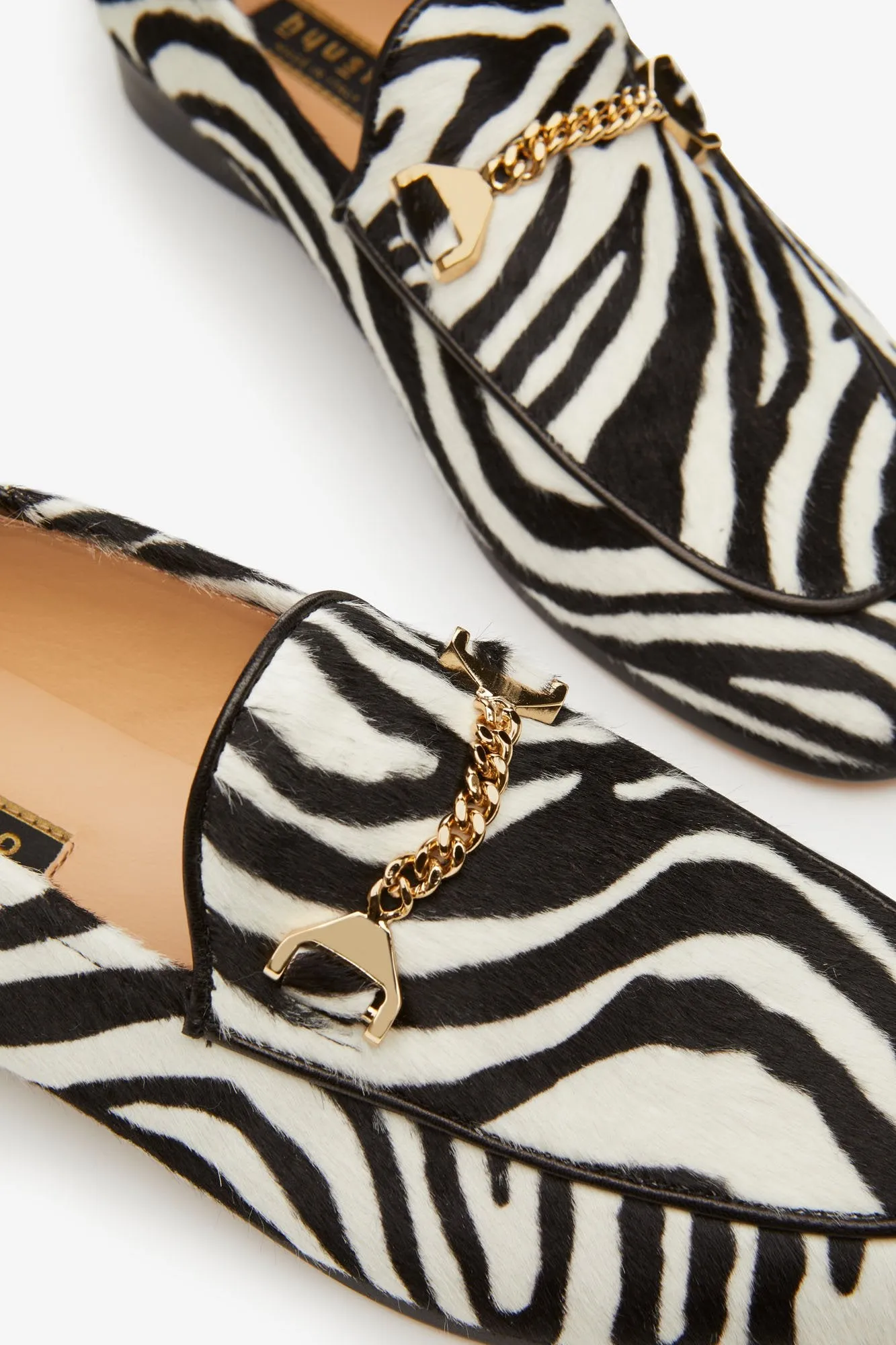 Debbie Loafer Zebra Pony Hair [Woman]