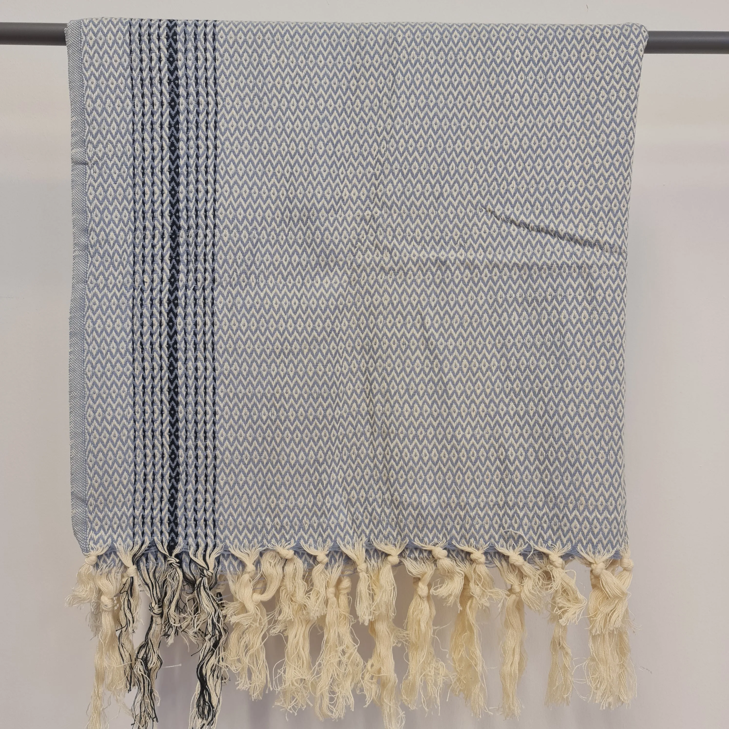 Diamond Design Natural Cotton Turkish Towel Pestemal