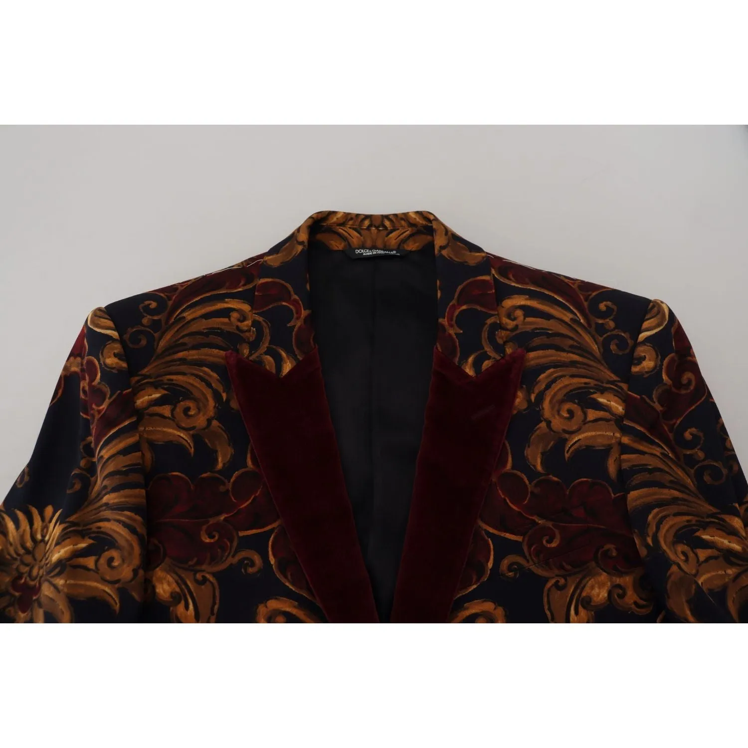 Dolce & Gabbana Elegant Multicolor Wool Blend Blazer