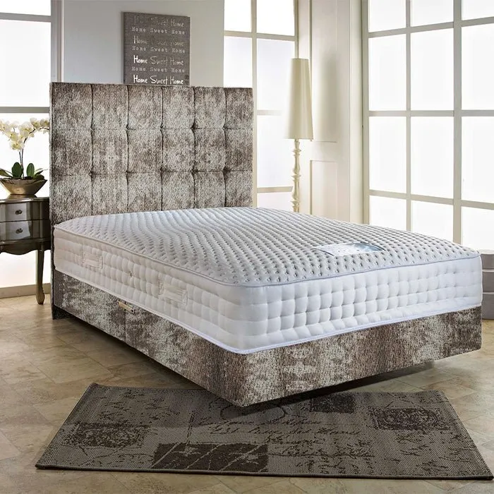 Dream Vendor Elegant 3000 Pocket Sprung Memory Divan Bed Set