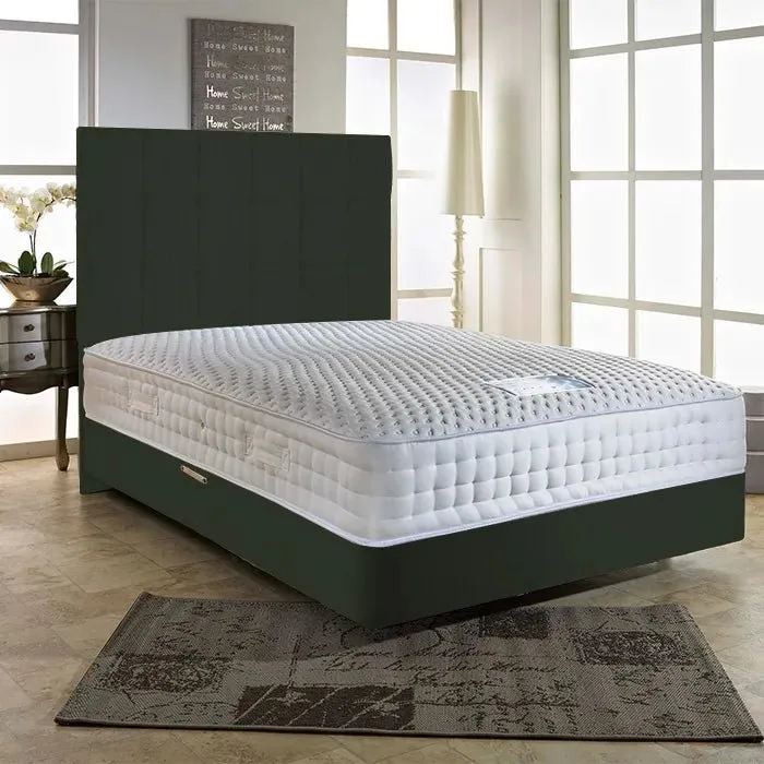 Dream Vendor Elegant 3000 Pocket Sprung Memory Divan Bed Set