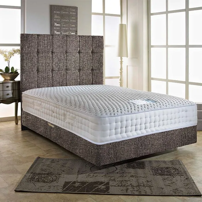 Dream Vendor Elegant 3000 Pocket Sprung Memory Divan Bed Set