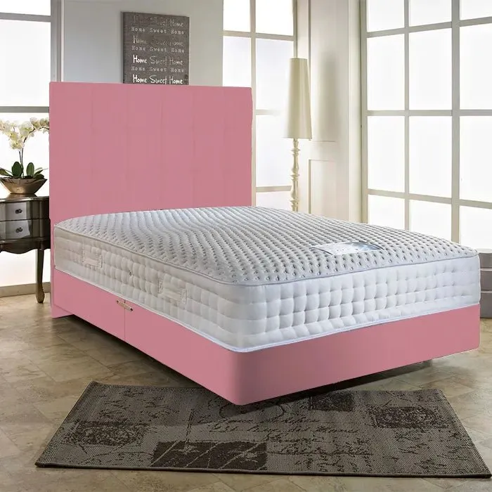 Dream Vendor Elegant 3000 Pocket Sprung Memory Divan Bed Set