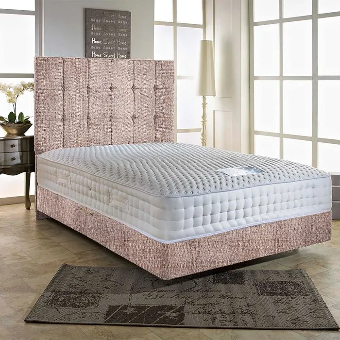 Dream Vendor Elegant 3000 Pocket Sprung Memory Divan Bed Set