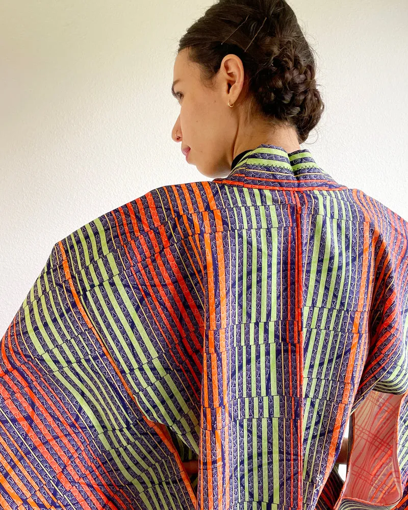 Edo Stripes Haori Kimono Jacket