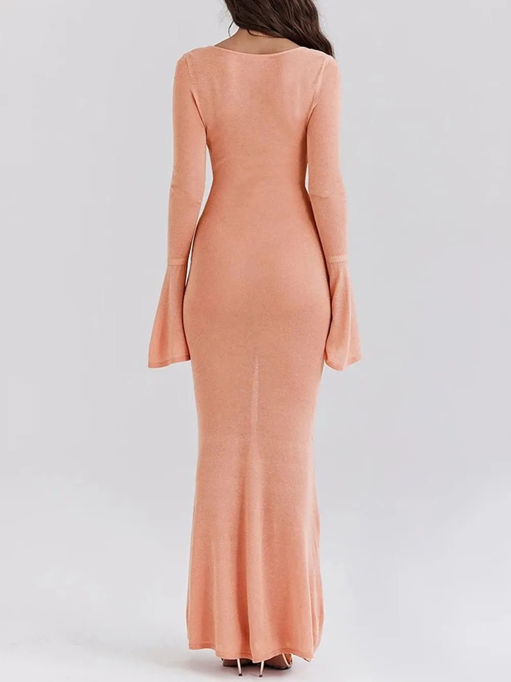 Eliza Hollow Out Bodycon Maxi Dress