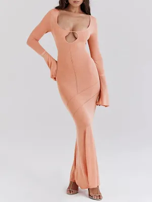 Eliza Hollow Out Bodycon Maxi Dress