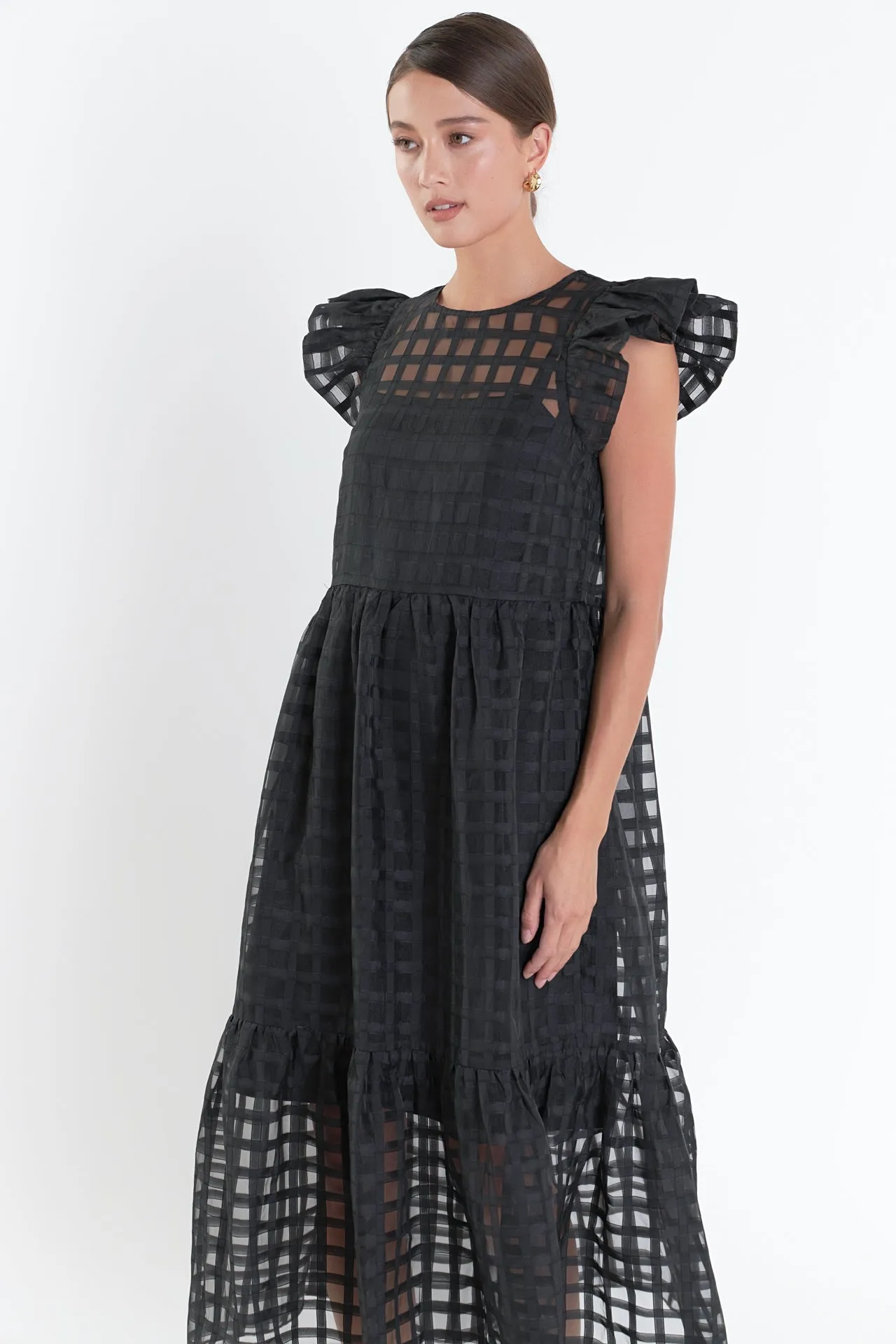 English Factory - Organza Midi Dress