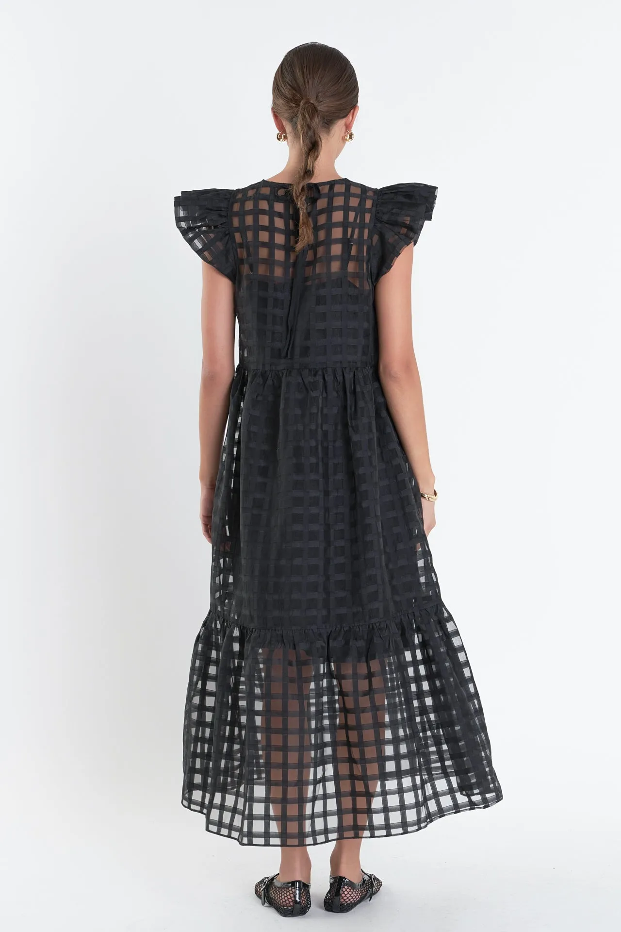 English Factory - Organza Midi Dress