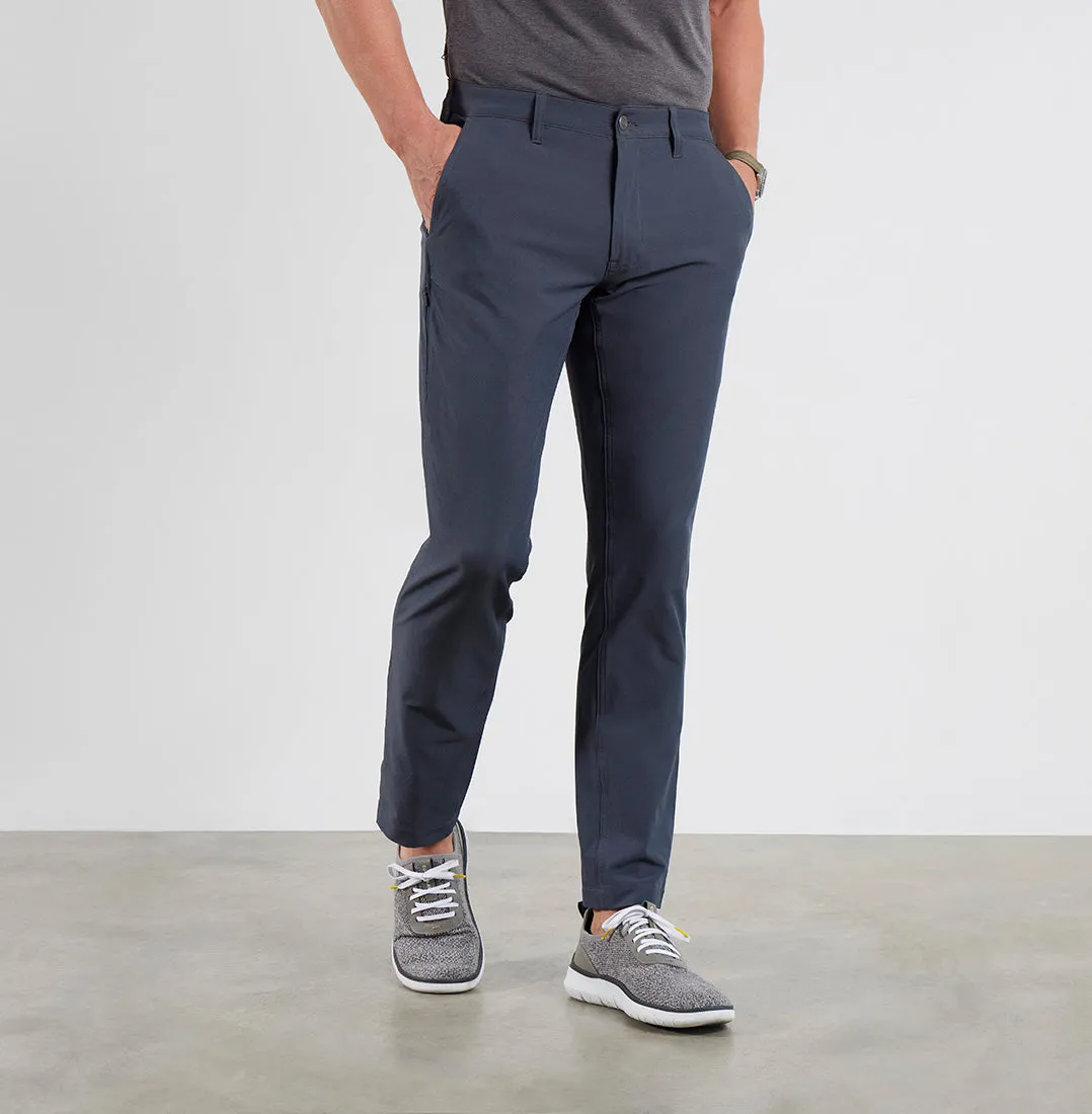 Envoy Lightweight Travel Pants Slim Fit - Blue Grey Alloy