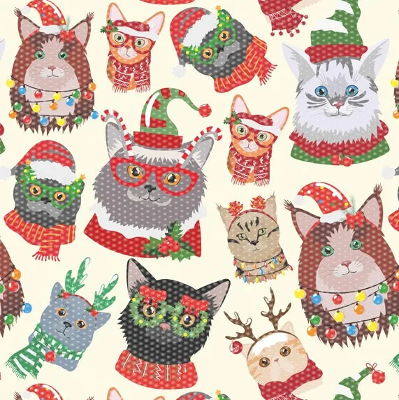 Flare Skirt Cat Lady Christmas Mesh Kids RTW