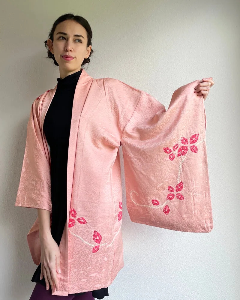 Flower of Shibori Haori Kimono Jacket