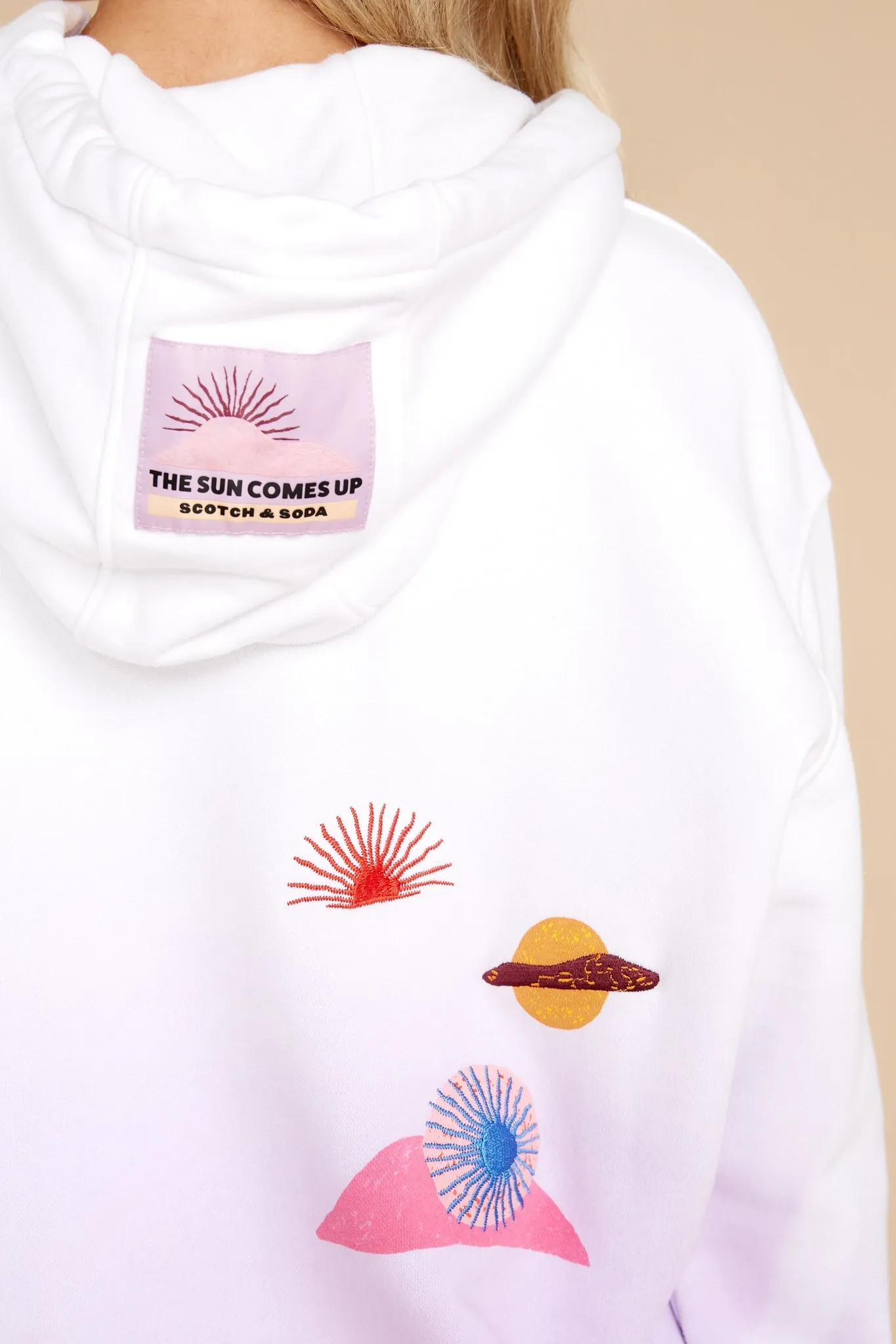 Found My Sunshine Lilac Loose Fit Graphic Hoodie