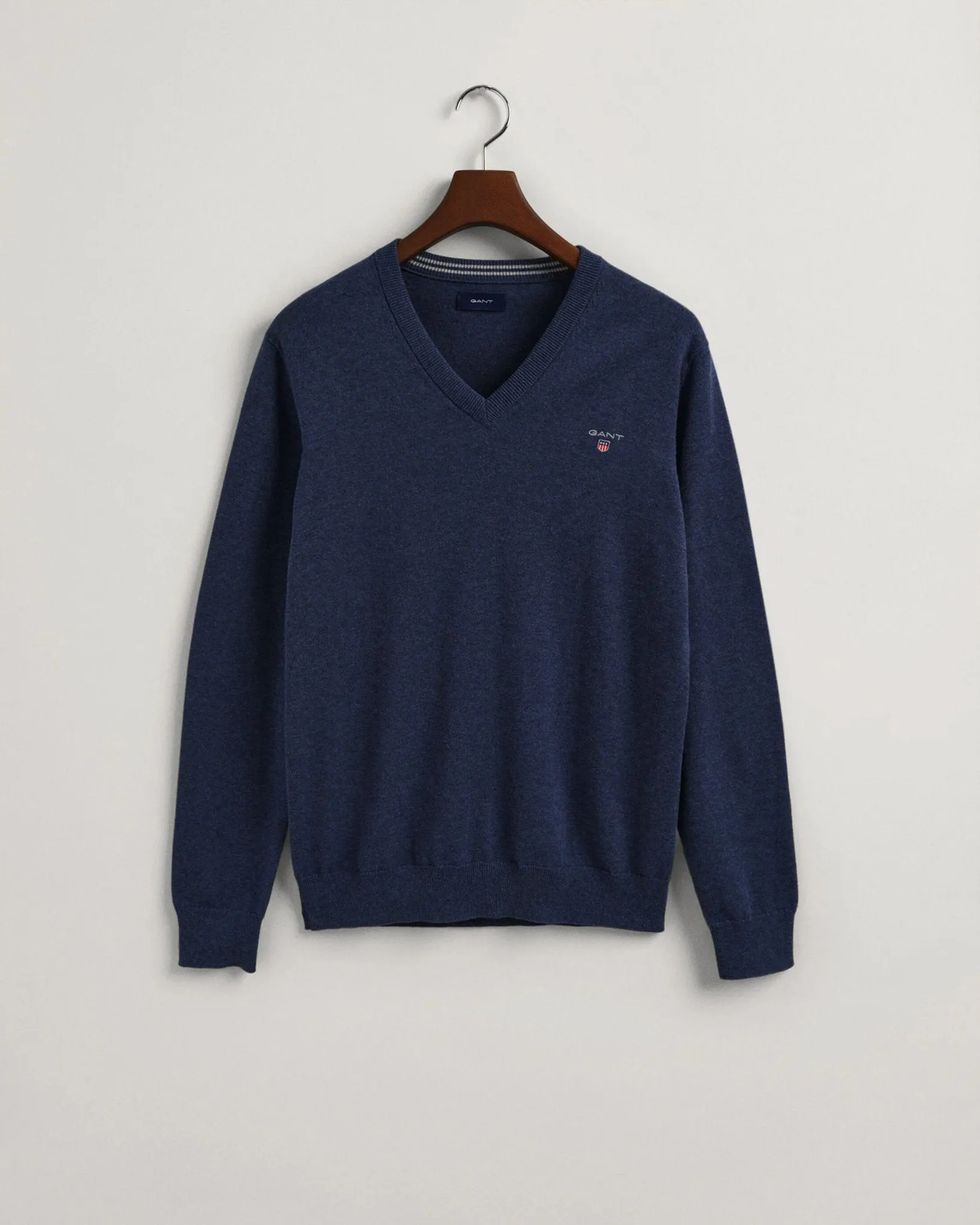 GANT Classic Cotton V-Neck Jumper