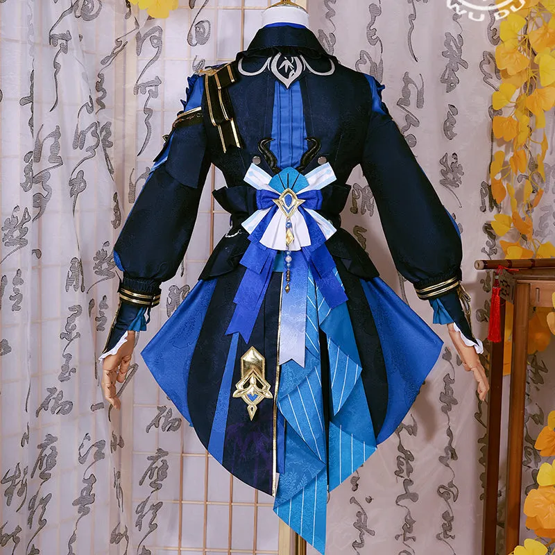 Genshin Impact Xingqiu Bamboo Rain Cosplay Costume