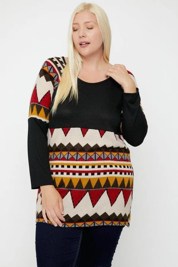 Geometric Print Tunic