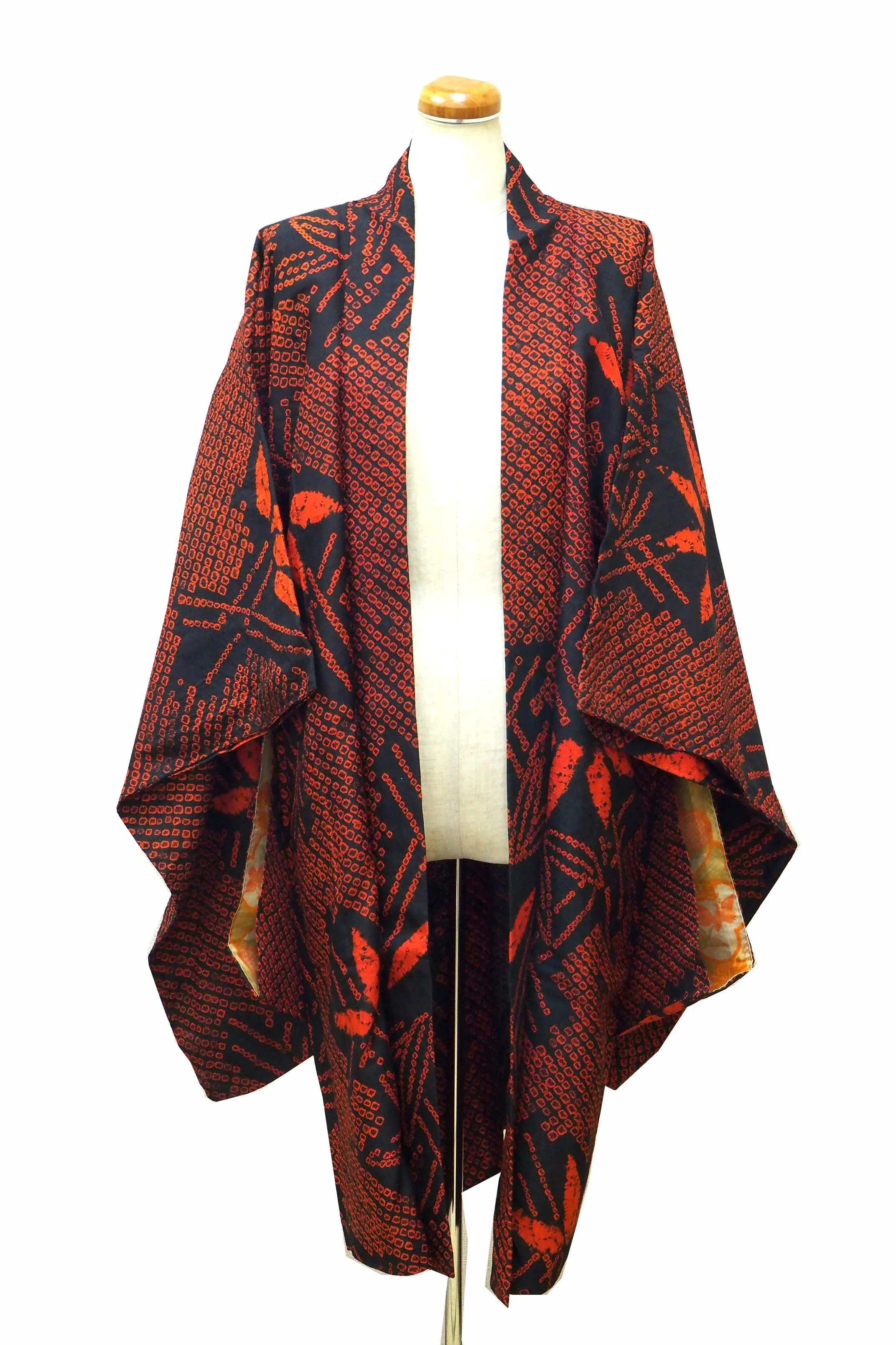 ha0002 haori - haorijJacket -   Japanese vintage jacket silk