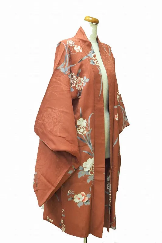 ha0020 haori - haorij Jacket -   Japanese vintage jacket silk