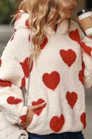 Heart Plush Hoodie