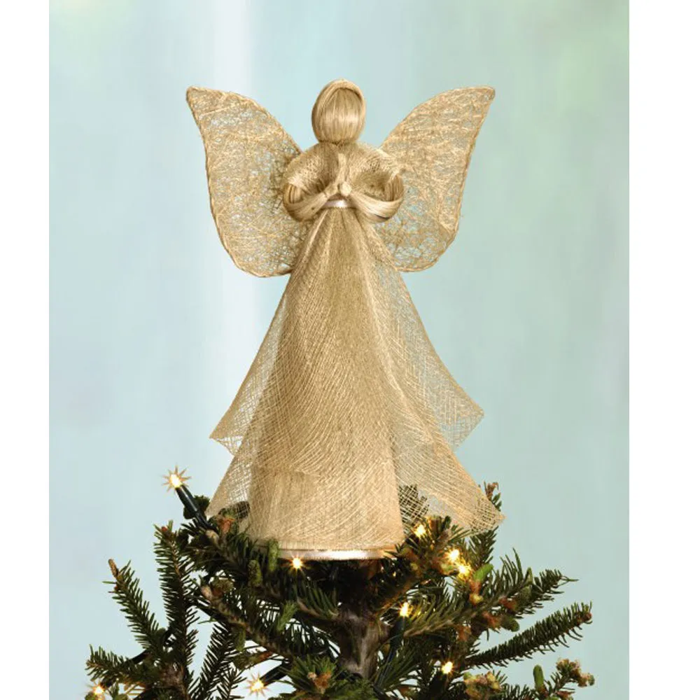 Heavenly Abaca Angel Ornament, Decoration or Tree Topper