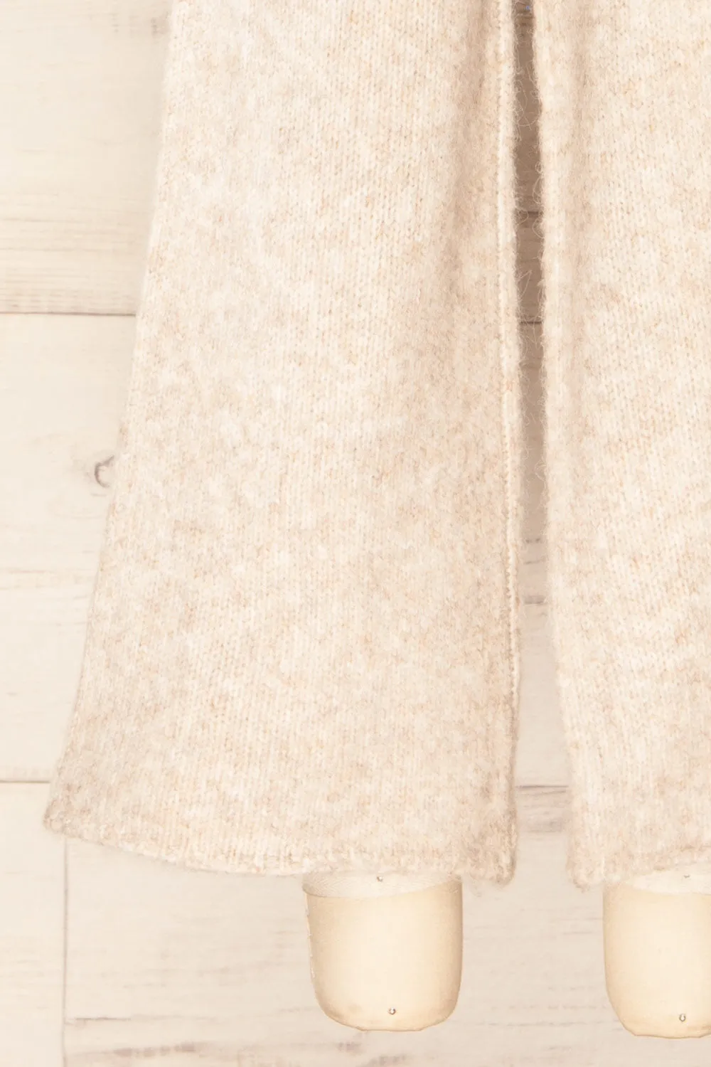 Herneuil | Grey Soft Wool Knit Pants