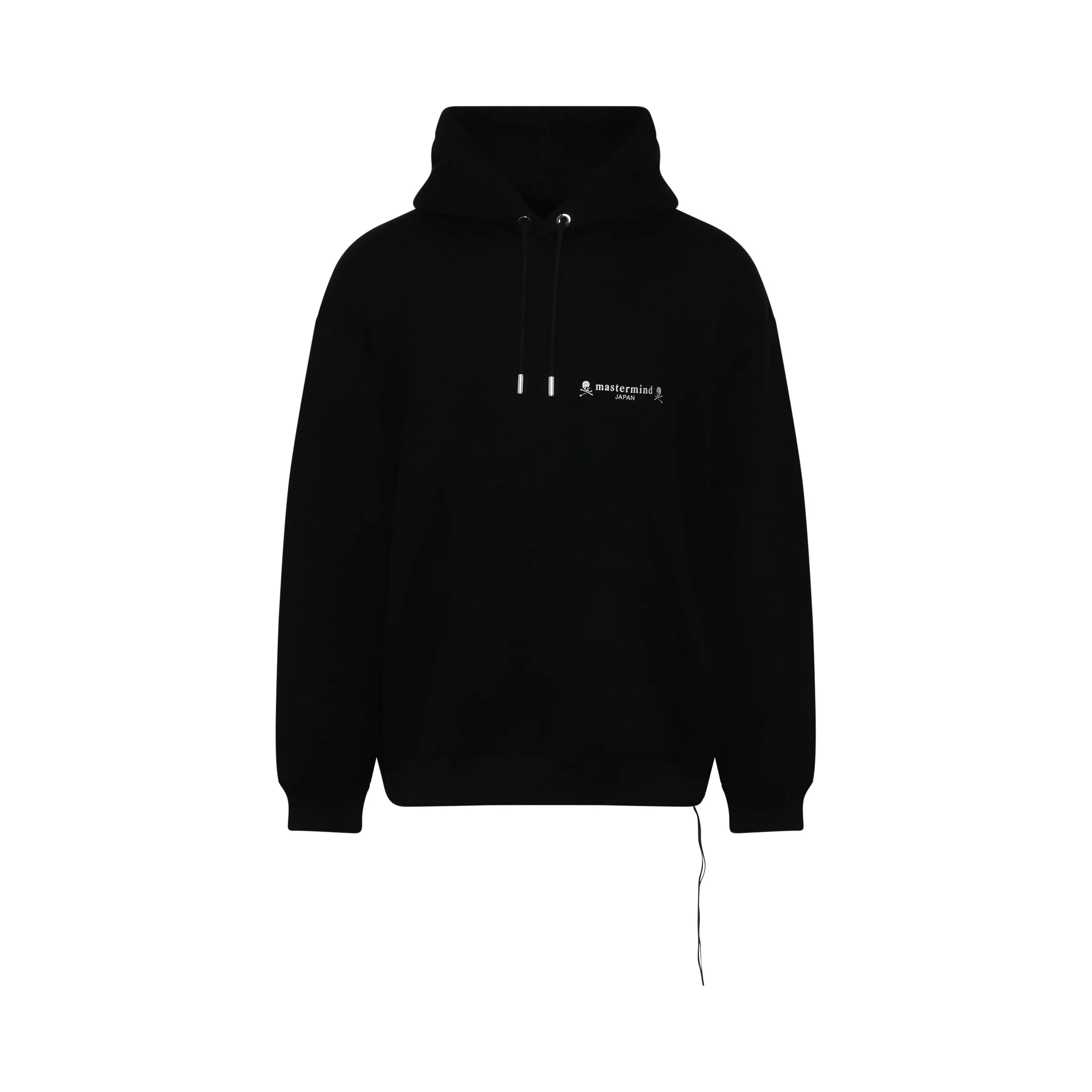 High Reflective Logo Boxy Fit Hoodie in Black