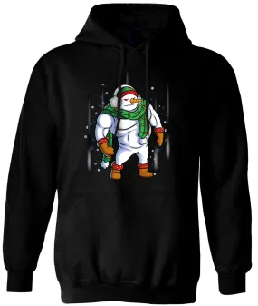 Hoodie - Bodybuilder Schneemann