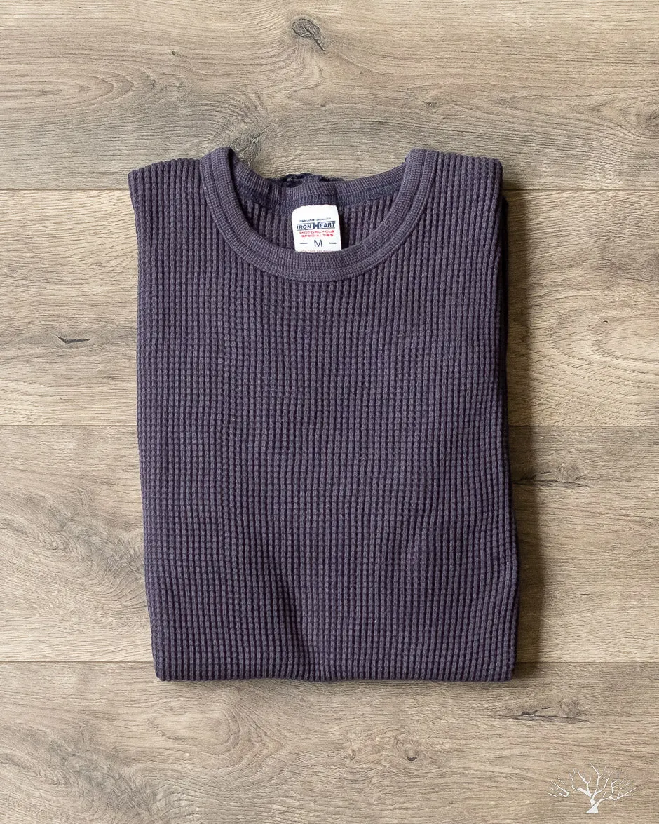 IHTL-1301-NAV - Waffle Knit Long Sleeve Crew Neck Thermal - Navy