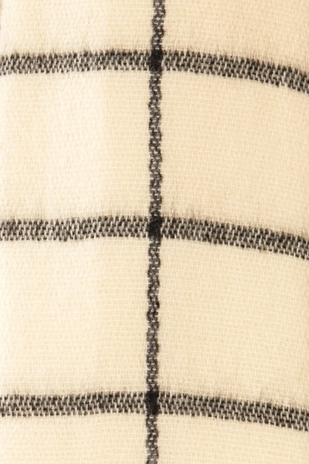 Immersion | Grid Lined Knit Scarf