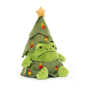 Jellycat | Christmas Tree Ricky Rain Frog