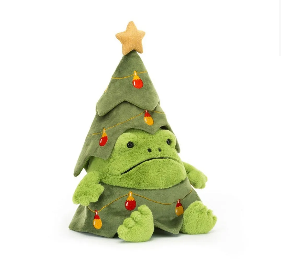 Jellycat Christmas Tree Ricky the Rain Frog