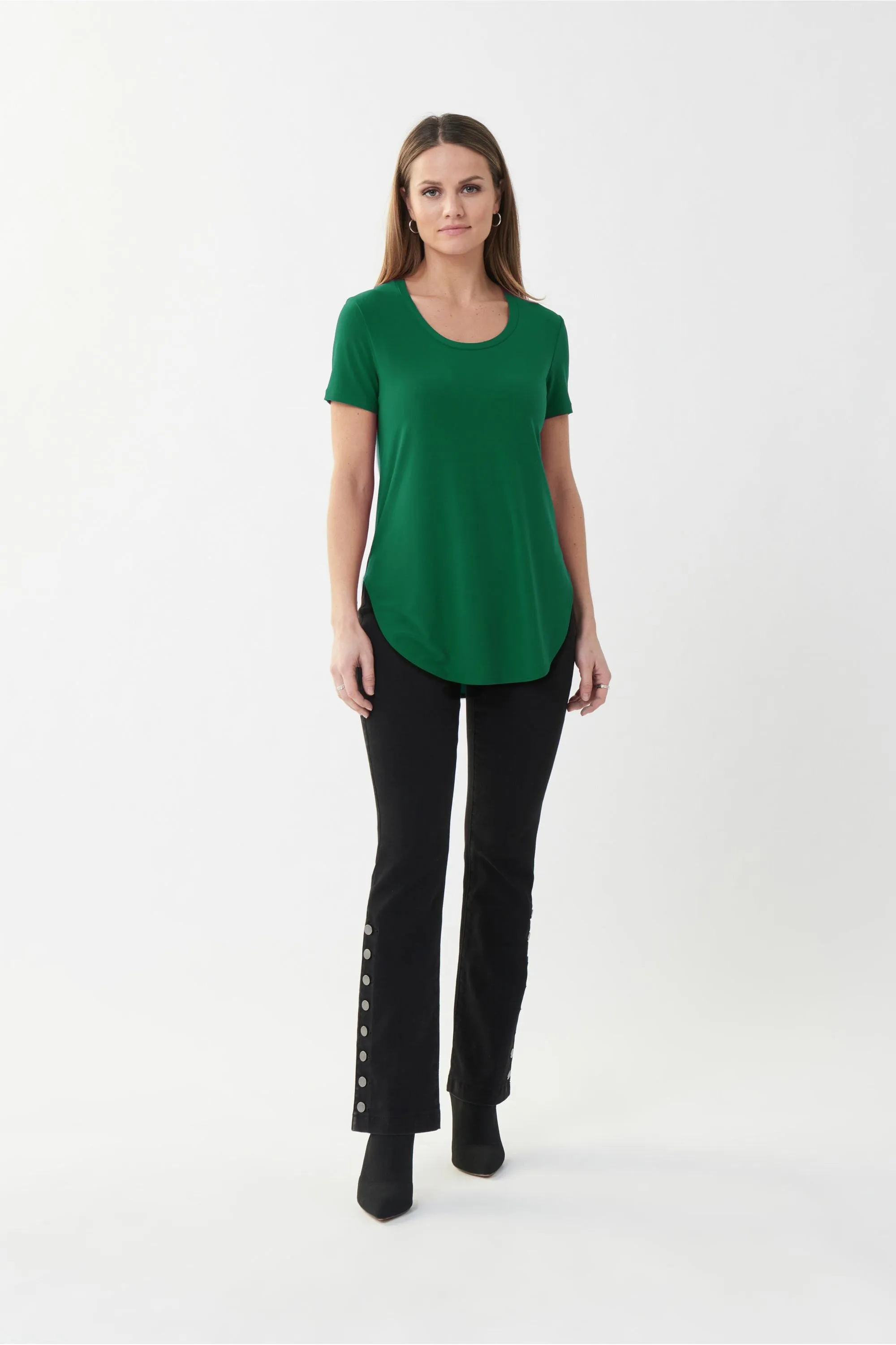 Joseph Ribkoff Rounded Hem Tunic Tee - Style 183220