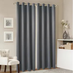 kkboxly 1 Panel Grommet Top Blackout Curtain Thermal Insulated Noise Reducing And Light Blocking Room Darkening Curtain For Living Room Bedroom Office Home Decor