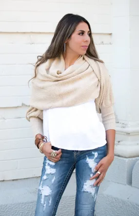 Knit Sweater Scarf