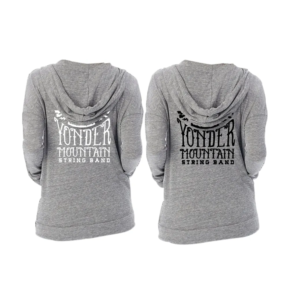 Ladies Mountain Logo Hoodie - Grey