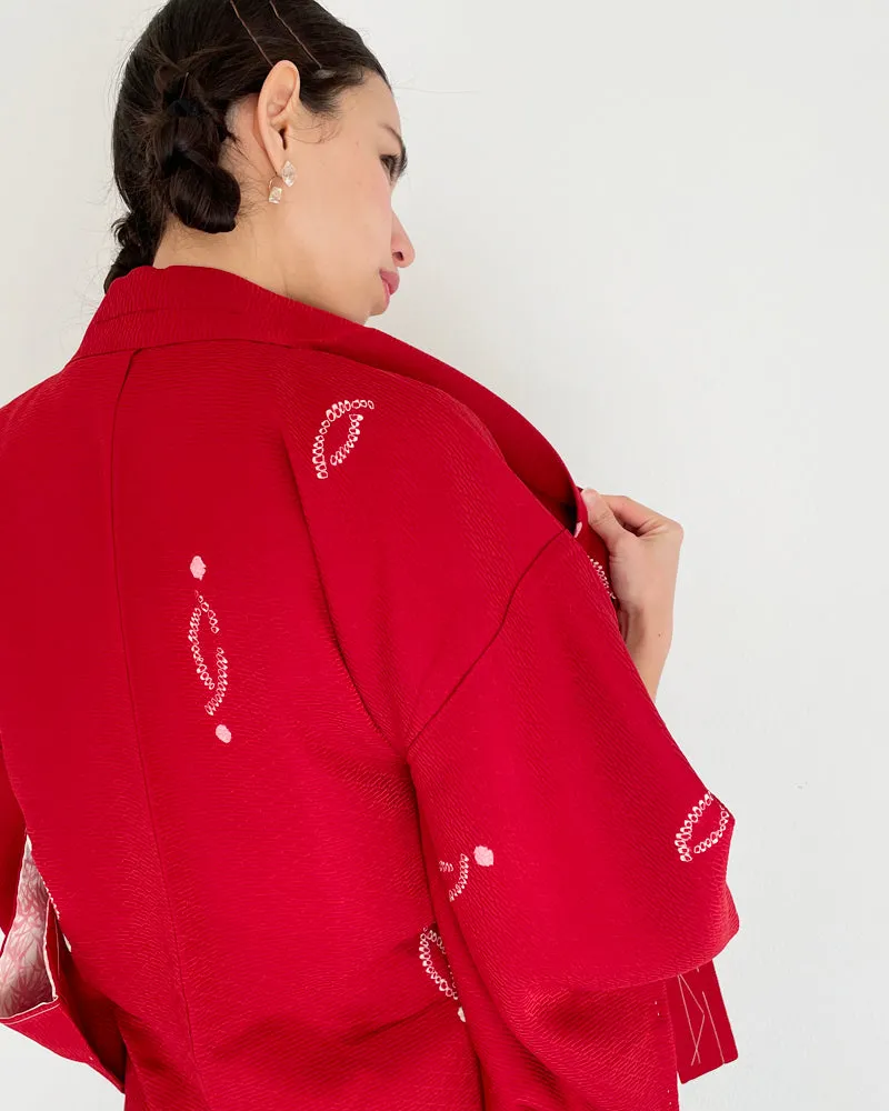 Leaf of Shibori Haori Kimono Jacket