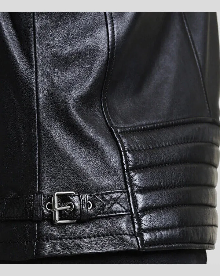 Lester Black Racer Leather Jacket