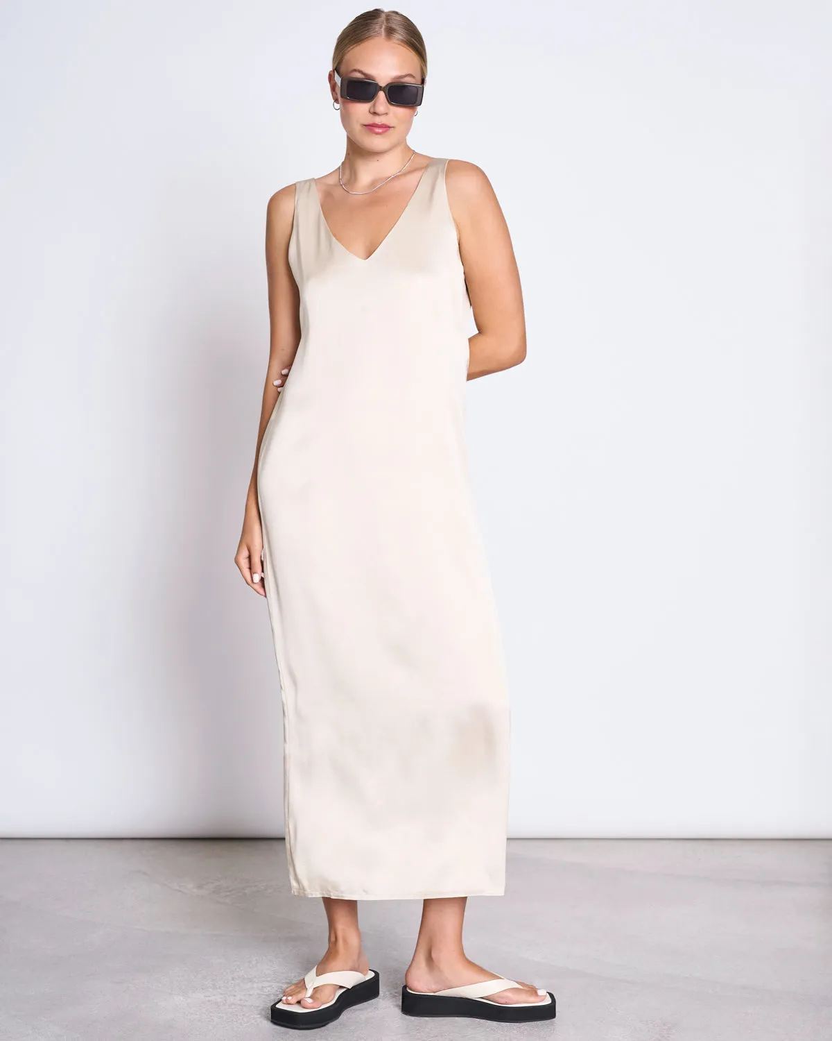 MAXI DRESS BENVIE IVORY