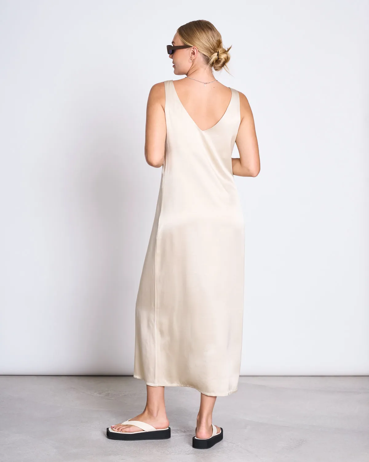 MAXI DRESS BENVIE IVORY