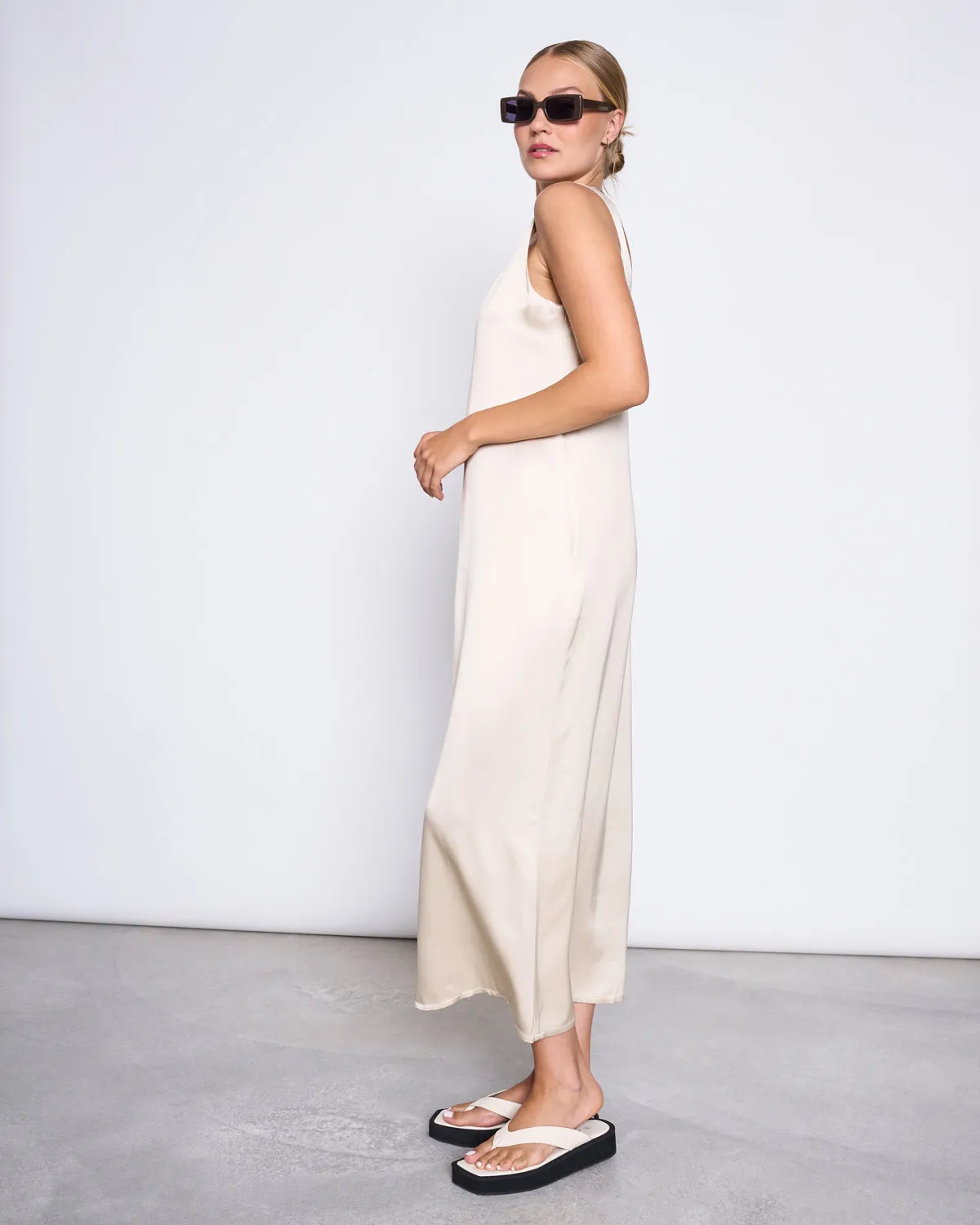 MAXI DRESS BENVIE IVORY