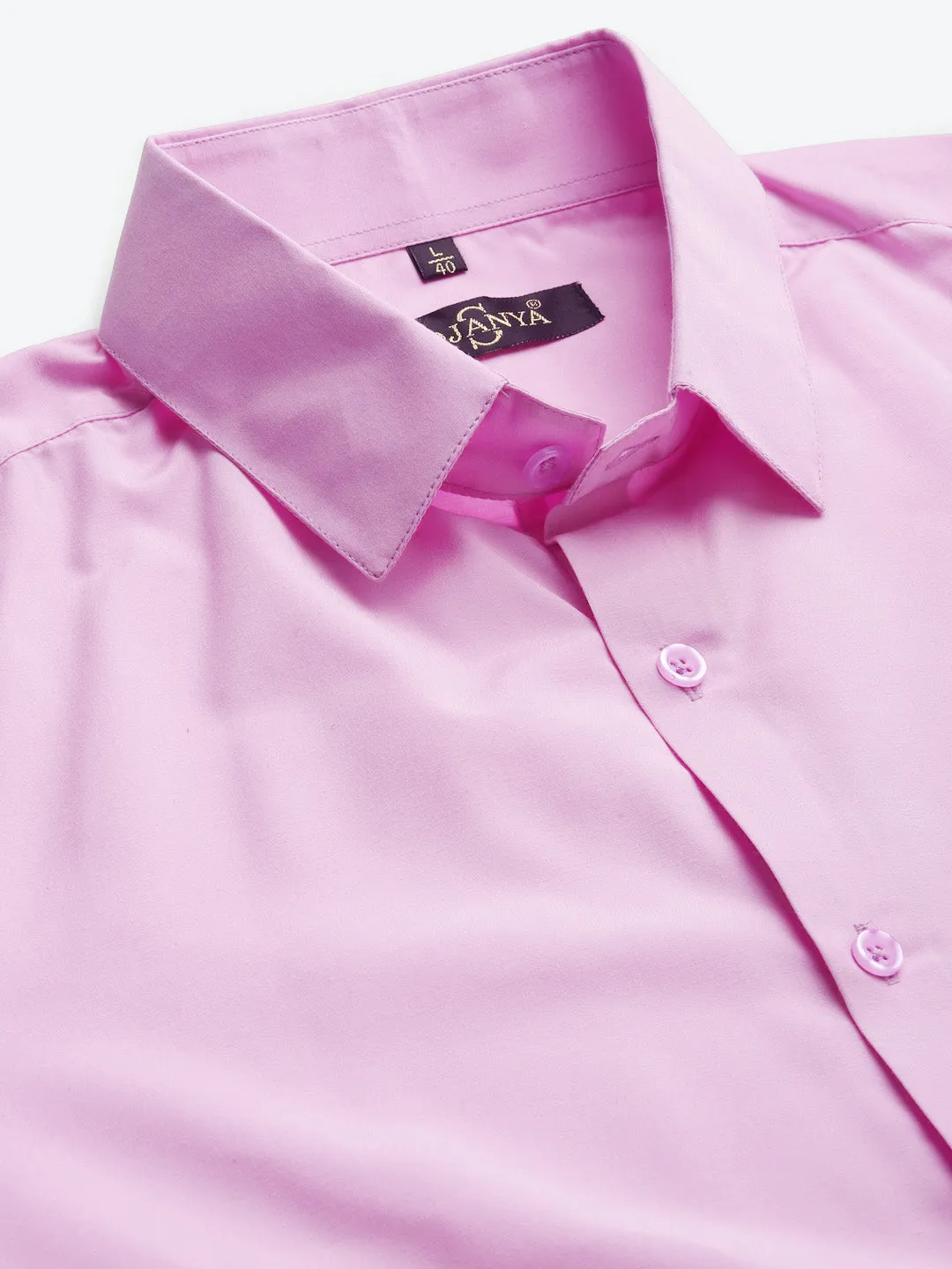 Men's Cotton Purple Half sleeves Casual Shirt