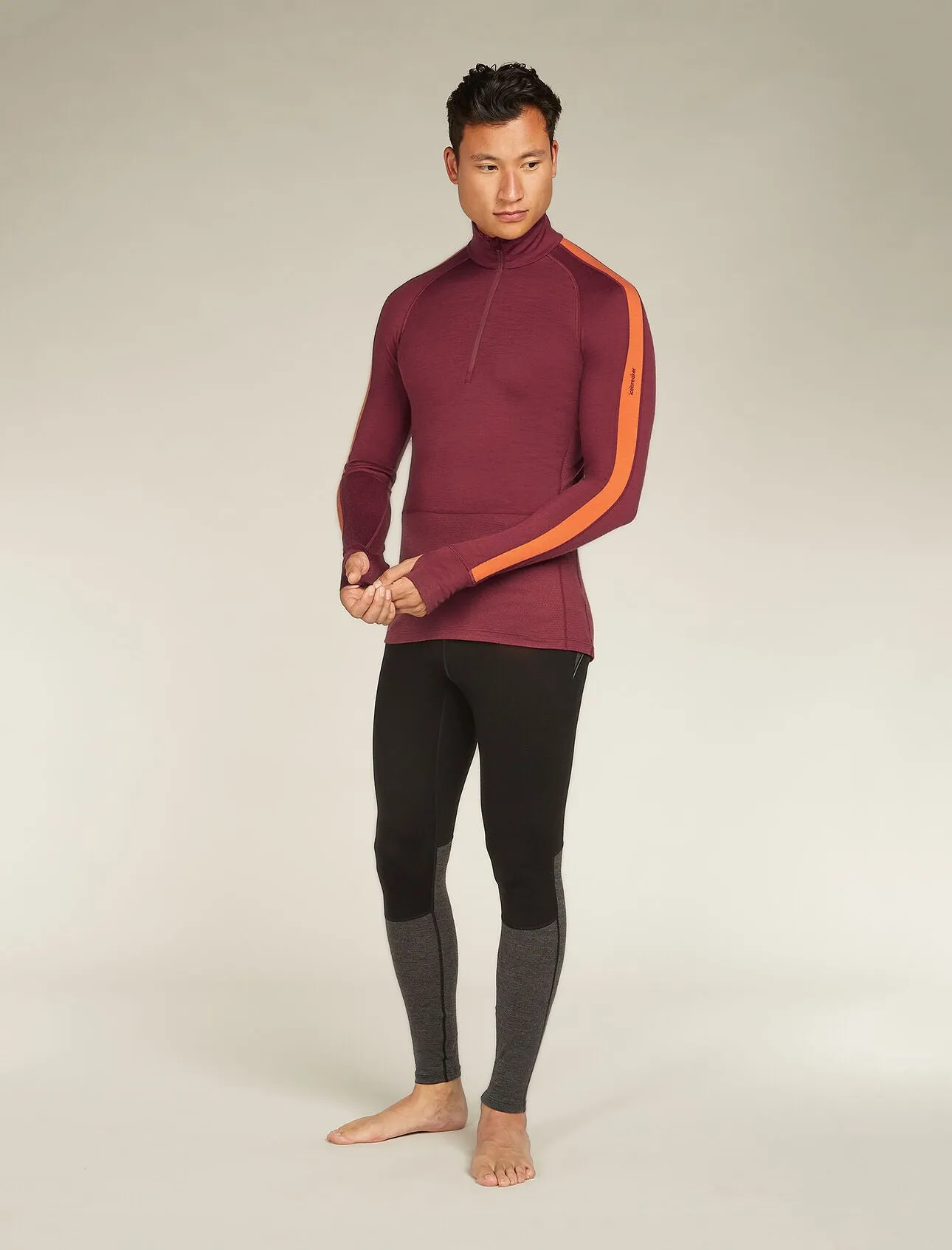 Merino 200 ZoneKnit™ Long Sleeve Half Zip Thermal Top (Men's)