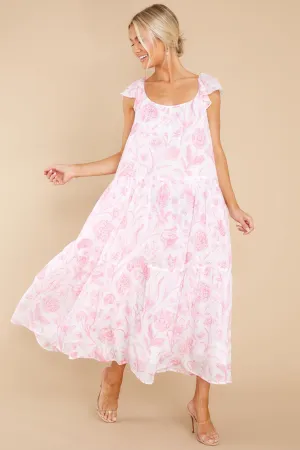 Milly Toile Pink Dress