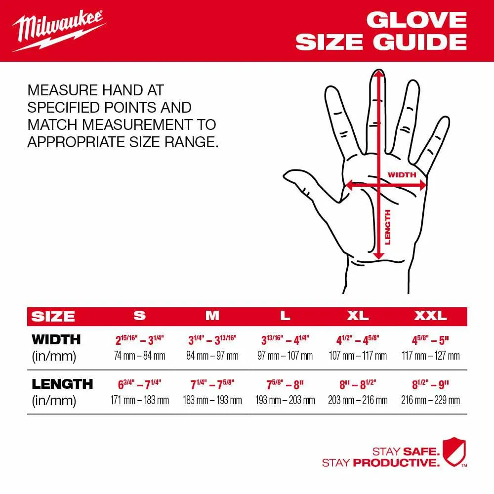 Milwaukee 48-73-8741 High Dexterity A4 Polyurethane Dipped Gloves - Medium